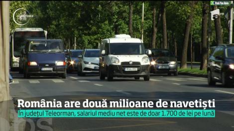 Unul din cinci români parcurge în fiecare dimineaţă zeci de kilometri până la serviciu. Pentru un salariu mai bun, suportă orice