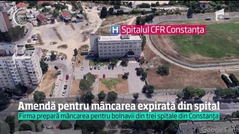 Firma de catering care trimitea mâncare expirată la patul bolnavilor a fost doar amendată