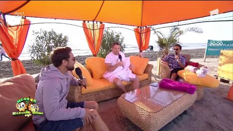 Miturile Greciei Antice, la Neatza! Cătălin Oprişan, în rolul Penelopei pentru Răzvan: "În fiecare zi, la 11:30 spăl piciorul"