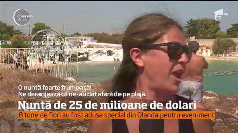 Nuntă de 25 de milioane de dolari, în sudul Italiei