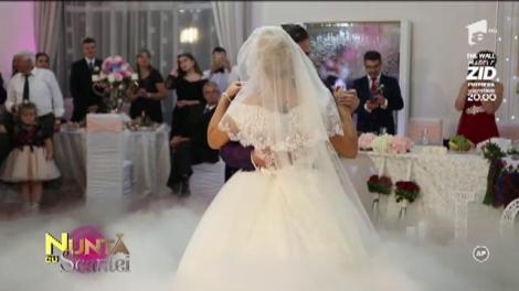 Bebe şi Rodica au avut parte de clipe magice! Cel mai frumos moment al nunții a fost dansul mirilor!