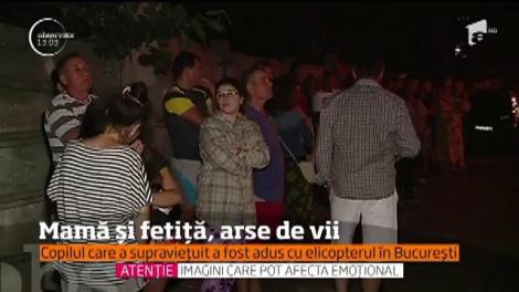 Flăcări ca-n infern au adus moartea unei fetiţe de doar un an şi a mamei ei, la Constanţa