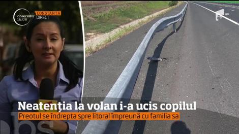 Un preot din judeţul Cluj şi-a pierdut copilul de trei ani, după ce maşina pe care o conducea s-a izbit de un TIR