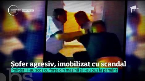 Un şofer din Lugoj, care a provocat un accident, a vrut să-i bată şi pe poliţişti