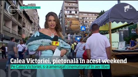 Calea Victoriei, pietonală în acest weekend! Animatori pe piciorange, muzicieni stradali, e festival în toată regula!