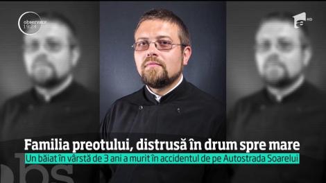 Un preot din judeţul Cluj şi-a pierdut copilul într-un grav accident rutier