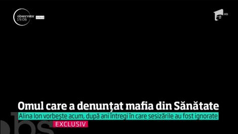 Martorul denunţător în dosarul mafiei din Sănătate, interviu exclusiv pentru Observator