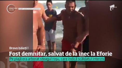 Dan Radu Ruşanu, fostul preşedinte al Autorităţii de Supraveghere Financiară, salvat de la înec de salvamari