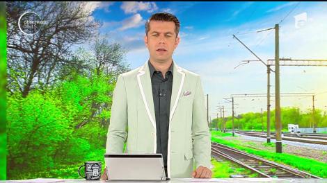 Locomotiva unui tren care venea de la Budapesta a deraiat în Harghita