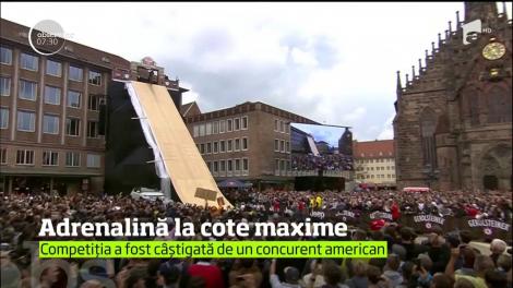 Adrenalină la cote maxime la un concurs dedicat doar bikerilor profesionişti, în Germania