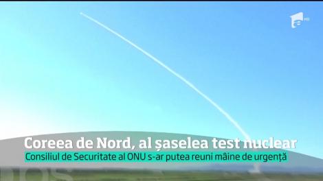 Coreea de Nord, al şaselea test nuclear