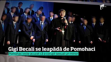 Gigi Becali condamnă gesturile lui Cristian Pomohaci