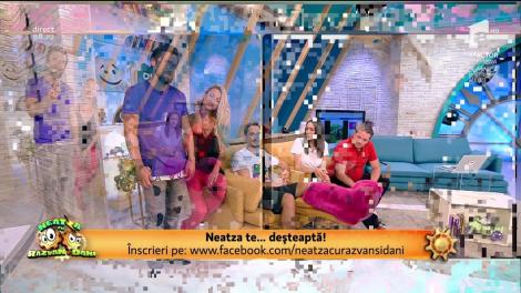 Răzvan Simion, mascota emisiunii! Uite cum dansează cu piciorul în ghips prezentatorul TV