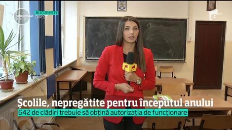 Şcolile, nepregătite pentru începutul anului