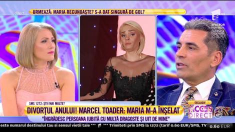 Divorţul anului! Marcel Toader: "Mi-am vândut ceasul de la mână pentru videoclipul Mariei Constantin"