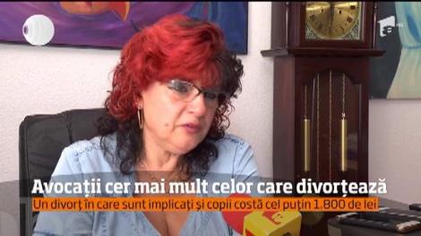 Divorţul ne costă mult şi la figurat dar, mai nou, şi la propriu