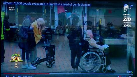 Smiley News. 70.000 de oameni, evacuați în Frankfurt din cauza unei bombe