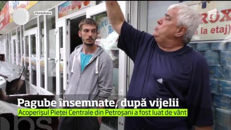 Vremea a luat-o razna! Toamna a venit cu furtuni şi temperaturi scăzute, dar şi cu pagube în toată ţara