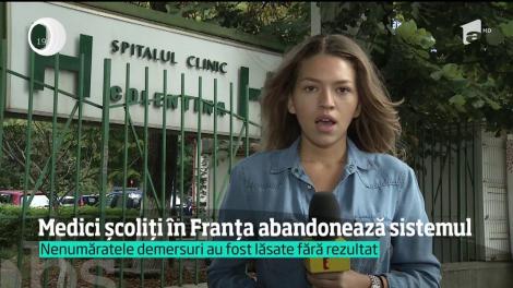 Medici şcoliţi în Franţa abandonează sistemul