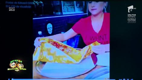 Smiley News. Cea mai dorită felie de pizza