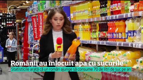 Bem sucuri ca pe apă, litri întregi pe zi. Ce efecte au băuturile îndulcite pentru noi
