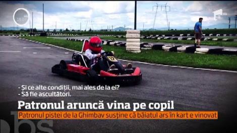 Cazul băiatul de 12 ani din Sânpetru, Braşov, care a suferit arsuri grave în timpul plimbării cu kartul, se complică!