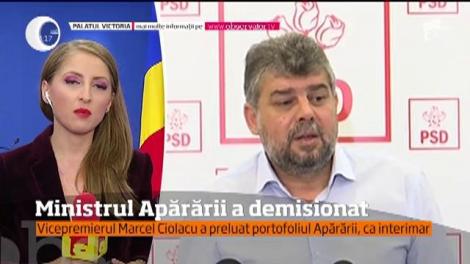 Adrian Ţuţuianu şi-a dat demisia de la Ministerul Apărării