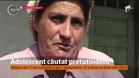 Disperare într-o familie din Gorj. Un adolescent de 17 ani a plecat de acasă după o ceartă cu mama lui