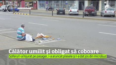 Un microbuz a fost scena unui gest umilitor pentru unul dintre călători