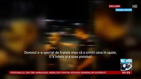 Scandal de proporții în centrul Capitalei. Copiii unuia dintre cei mai mari fotbaliști ai României amenințați cu pistolul de un jandarm!