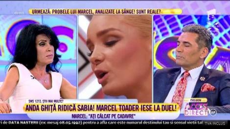Anda Ghiţa şi Marcel Toader, faţă-n faţă! Cei doi şi-au aruncat cuvinte grele, în direct!
