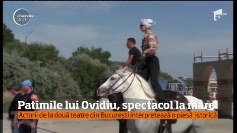 Plaja din Constanţa se transformă în scenă de teatru