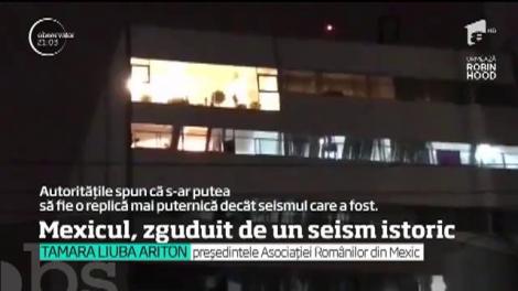 Mexicul a fost răvăşit de cel mai puternic cutremur pe care l-a resimţit în ultima sută de ani