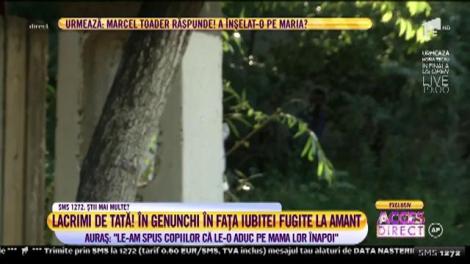 Lacrimi de tată! În genunchi în faţa iubitei fugite la ământ