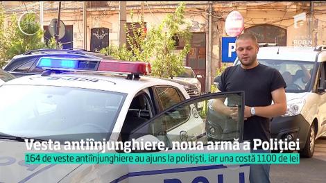 De astăzi, Poliţia Rom&acirc;nă are o nouă armă. Vesta anti&icirc;njunghiere a ajuns şi &icirc;n Rom&acirc;nia