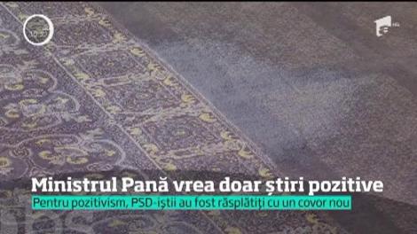Ministrul Pană vrea să vadă doar știri pozitive la televizor