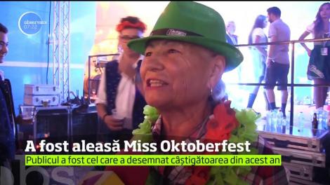 Petrecăreţii de la Oktoberfest au ales-o pe cea mai frumoasă fată de la festivalul din Brașov