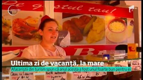 Tinerii au petrecut ultima zi de vacanță pe litoralul românesc