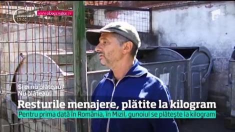 Pentru prima dată în România, în Mizil, gunoiul se plătește la kilogram