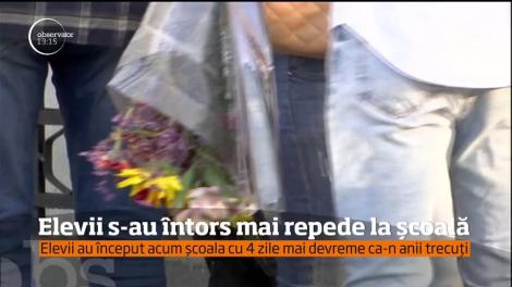 Şcoala a început cu patru zile mai devreme