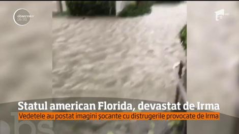 Statul american Florida, devastat de uraganul Irma