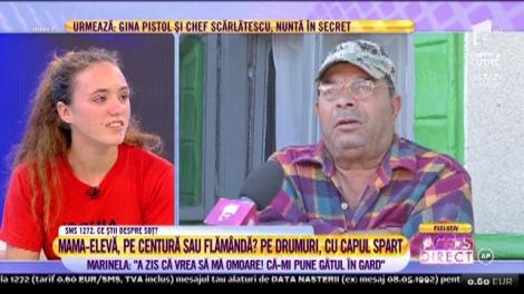 Bunicul bebelușului, acuzații la adresa Marinelei, tânăra de 17 ani: "Nu e în stare să-și crească copilul singură"