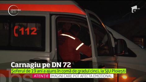 Accident deosebit de grav pe Drumul Naţional 72