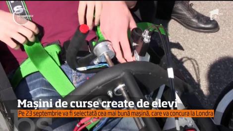 30 de elevi de la Liceul Informatic din Braşov au construit trei maşini de curse