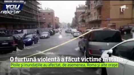 O furtună violentă a făcut victime în Italia
