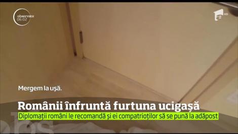 Românii înfruntă furtuna ucigaşă