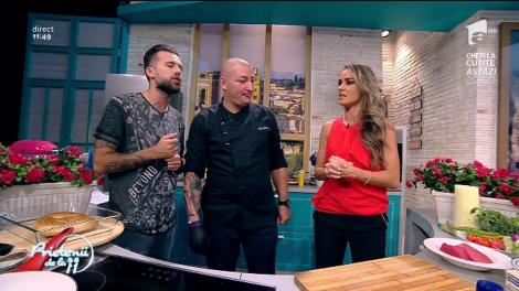 Învață de la cei mai buni! Gianni Bănuţă, câștigătorul sezonului al treilea ”Chefi la cuțite”, îmbină gusturile, în direct!