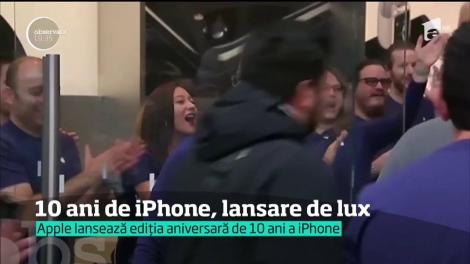 Apple lansează ediția aniversară de 10 ani a iPhone