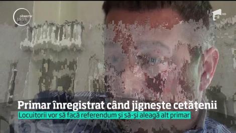 Primarul din Sângeorz-Băi, înregistrat când jignește cetățenii