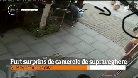 Un bărbat a fost surprins de camerele de supraveghere în timp ce fura o bicicletă în centrul oraşului Rădăuţi